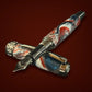 Handmade | Fire And Ice | Black Titanium Fountain Pen | Passion | Power