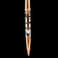 Rose Gold "White Zebra" Handmade Glasgow Ballpoint Pen. One of a Kind, Handcrafted by Highlander Pen in CO. Box, Ink, & Sleeve Included. [ML-BP-1205-01]