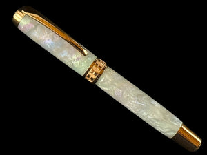 Highlander “Black Opal” | Red Gold Handcrafted Fountain Pen