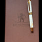 Elegant “Calacatta Gold Marble” Gold Fountain Pen