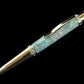 Sapphire Opal | Polished Chrome Glasgow Ballpoint Pen |  An Elegant Gift