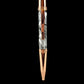 Red Gold "Argentite" Handmade Glasgow Ballpoint Pen. One of a Kind, Handcrafted by Highlander Pen in CO. Box, Ink, & Sleeve Included. [ML-BP-1216-01]