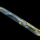 Elegant Swirling Silver Handmade Luxury Gold Fountain Pen By Highlander Writing Instruments. - HighlanderPen