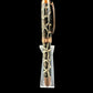 Striking Authentic Burmese Python Red Gold Fountain Pen 0228