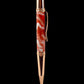 Rose Gold "Peppermint" Handmade Glasgow Ballpoint Pen. One of a Kind, Handcrafted by Highlander Pen in CO. Box, Ink, & Sleeve Included. [ML-BP-1202-01]