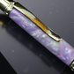 Amethyst Opal | Polished Chrome Glasgow Ballpoint Pen |  The Perfect Gift