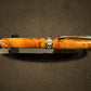 Handcrafted Exotic Thuya Burl Black Titanium Rollerball Pen - “The Perfect Gift”