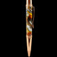 Rose Gold "Caramel Latte" Handmade Glasgow Ballpoint Pen. One of a Kind, Handcrafted by Highlander Pen in CO. Box, Ink, & Sleeve Included. [ML-BP-1205-02]