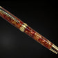 “Copper on Fire”, One of a Kind Gold SKYE, Handmade Custom Acrylic Rollerball Pen. Artisan Rare & Unique, Completely Handcrafted  in Co, USA - HighlanderPen