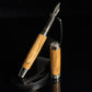 Certified Bethlehem Olivewood Black Titanium Fountain Pen - The Perfect Gift