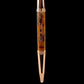 Rose Gold Exotic Thuya Burl Wood Handmade Glasgow Ballpoint Pen. One of a Kind, Handcrafted by Highlander Pen. Box, Ink, & Sleeve Included. [ML-BP-1212-03]