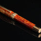 Crownfire – Red Gold Fountain Pen | Handmade by Highlander