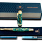 Timeless “British Racing Green” Handcrafted Luxury Gold Fountain Pen, One of a Kind, Handmade in CO. Ink, Converter, Sleeve, & Box Included. - HighlanderPen