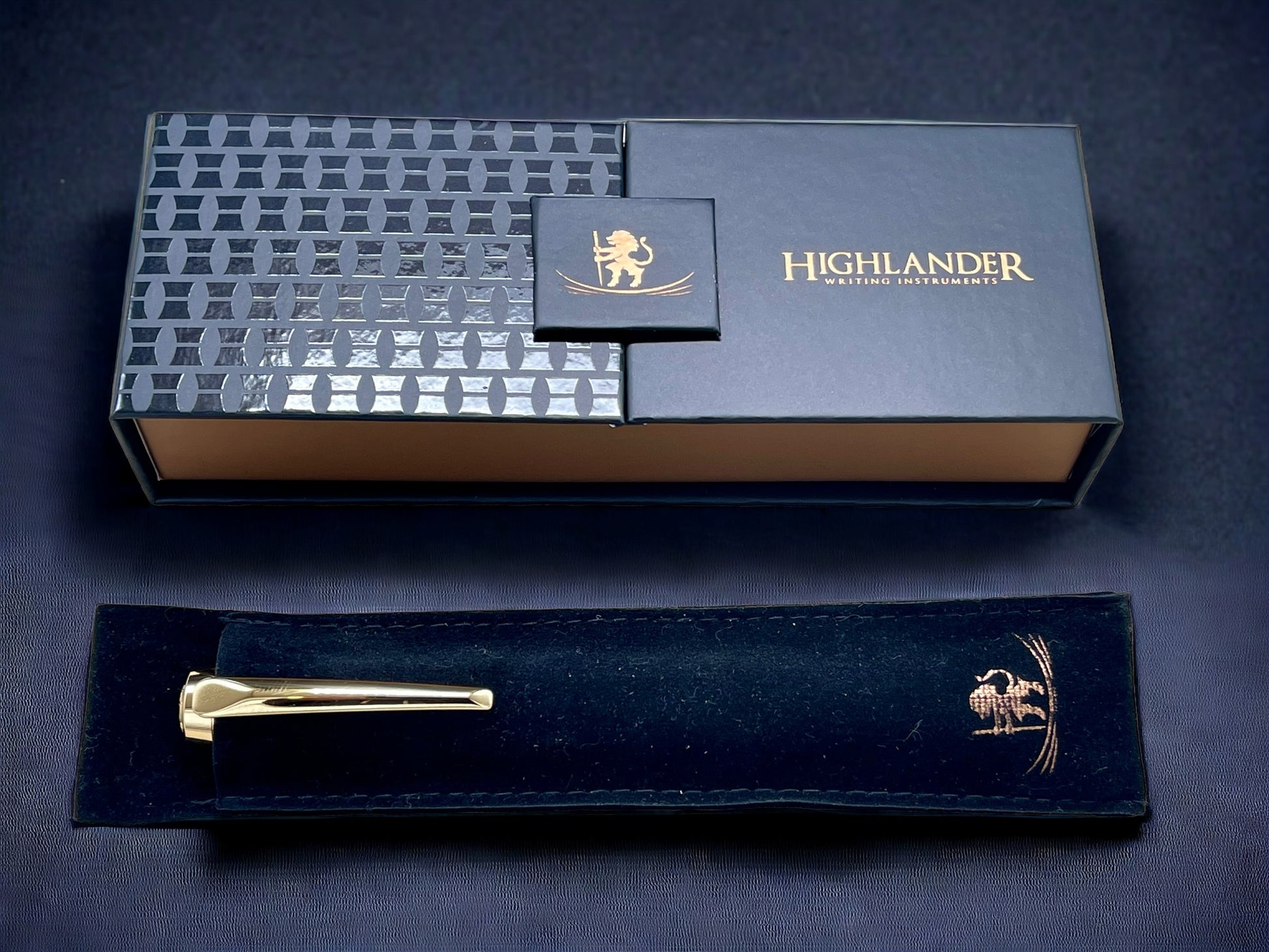 Gold Fountain Pen, Artisan Handcrafted Writing Instrument. Simple to Use. Handmade with Custom Hardware in Colorado, “Italian Sportscar” - HighlanderPen