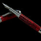 Elegant "Akai Red" Black Titanium Fountain Pen, Artisan Handcrafted Writing Instrument. Simple to Use. Custom Handmade in Colorado. - HighlanderPen