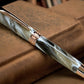 Elegant “Swirling Marble” Rose Gold Fountain Pen, Artisan Handcrafted Writing Instrument. Simple to Use. Handmade in CO USA. One of a Kind - HighlanderPen