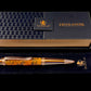 Rose Gold "Tiger’s Eye" Handmade Glasgow Ballpoint Pen. One of a Kind, Handcrafted by Highlander Pen in CO. Box, Ink, & Sleeve Included. [ML-BP-1212-04]