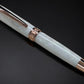 “Pearly Opal Acrylic” One of a Kind Rose Gold, Handmade Custom Rollerball Pen. Artisan Rare & Unique, Completely Handcrafted  in Co, USA - HighlanderPen