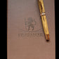 Certified Bethlehem Olivewood Red Gold Rollerball Pen