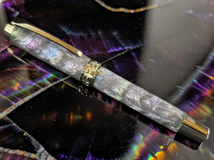 Black Opal | Black Titanium Rollerball Pen | Highlander Collection