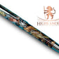 Beautiful “Molten Metals” Black Titanium Fountain Pen, Artisan Handcrafted Writing Instrument. Converter, Ink, Sleeve & Box Included. - HighlanderPen