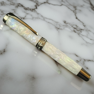 Black Opal | Black Titanium Fountain Pen | Highlander Collection