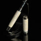 Pearly Opal | Black Titanium Fountain Pen | Handcrafted by Highlander