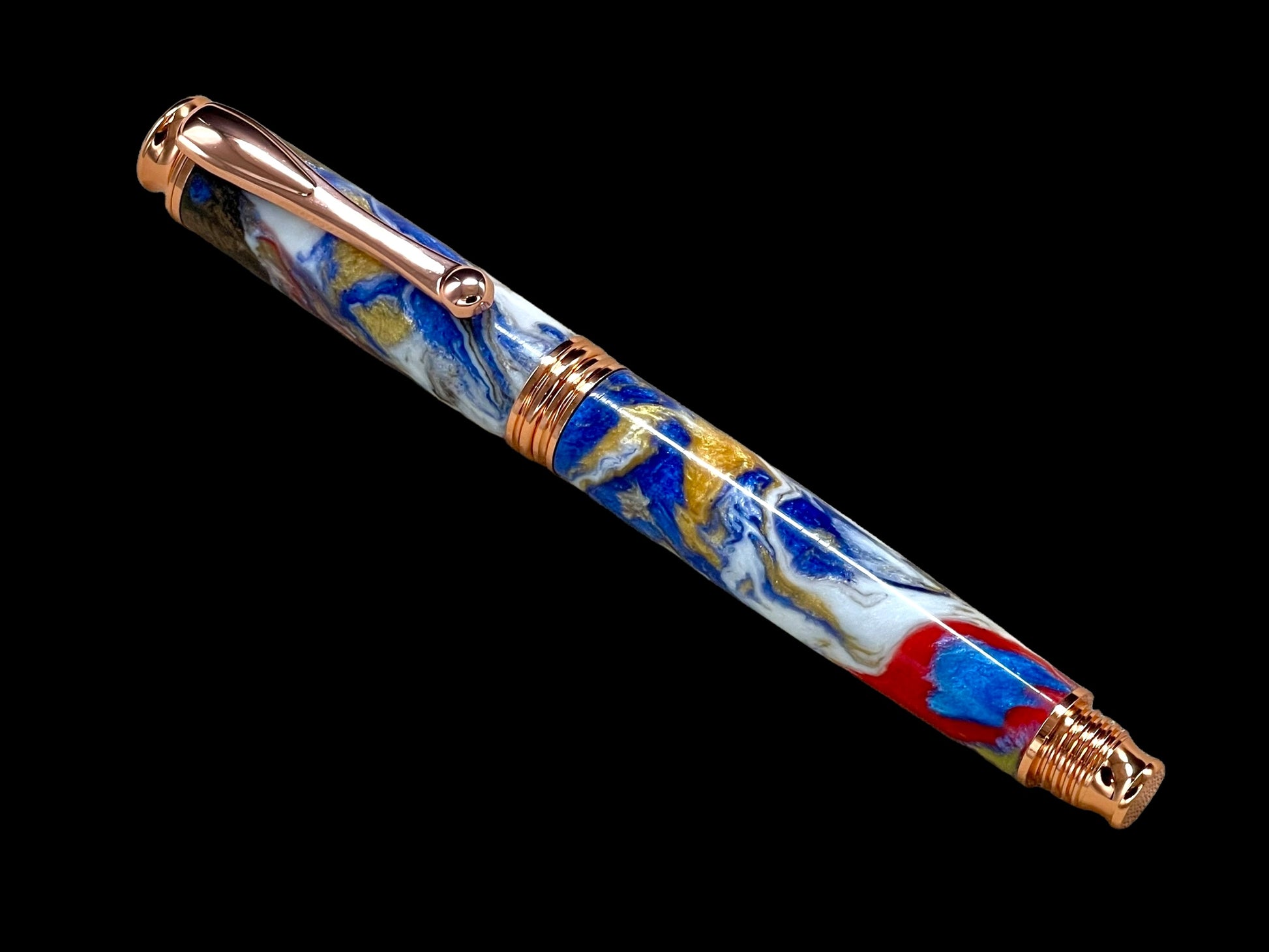 New Whimsical & Colorful, Luxury Handmade Copper Fountain Pen By Highlander Writing Instruments - HighlanderPen