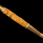 Exotic Bethlehem Olivewood | Handmade Red Gold Highlander Ballpoint Pen