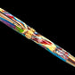 Striking “Color Swirls” Handcrafted Gold Rollerball Pen, One of a Kind, Handmade in Colorado. Ink, Velvet Sleeve, and Pen Box Included. - HighlanderPen