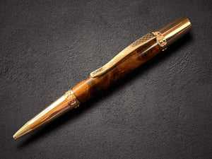 Exotic “Thuya Burl Wood” Ballpoint Pen - Perfect Father’s Day Gift