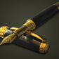 “Signature Onyx” | Gold Fountain Pen | Highlander Collection