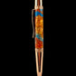 Rose Gold "Dragon Skin" Handmade Glasgow Ballpoint Pen. One of a Kind, Handcrafted by Highlander Pen in CO. Box, Ink, & Sleeve Included. [ML-BP-1130-02]