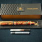 Highlander “Dragon Skin” | Red Gold Edinburgh Model Luxury Handmade Fountain Pen