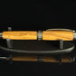 Certified Bethlehem Olivewood | Black Titanium Fountain Pen | Handcrafted by Highlander