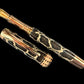 Striking Authentic Burmese Python Red Gold Fountain Pen 0228