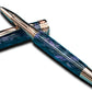 Elegant “Galactic Purple”, Rose Gold Acrylic Rollerball Pen, Artisan Handcrafted Writing Instrument. One of a Kind, with Box, Sleeve, & Ink. - HighlanderPen