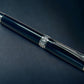 Exotic Gaboon Ebony, One of a Kind, Highlander "SKYE" Black Titanium Handmade Fountain Pen, Custom, Artisan Rare & Unique Handcrafted in CO. - HighlanderPen