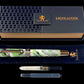 Black Titanium “Winter Forest” Handmade Fountain Pen, Handcrafted in Colorado. Ink, Converter, Box & Sleeve Included. By Highlander Pen. [ML-FP-1207-03]