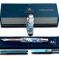 Timeless “Imperial Black” Rose Gold Fountain Pen, One of a Kind, Handmade in Colorado. Ink, Converter, Pen Sleeve & Box Included. - HighlanderPen