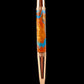 Rose Gold "Dragon Skin" Handmade Glasgow Ballpoint Pen. One of a Kind, Handcrafted by Highlander Pen in CO. Box, Ink, & Sleeve Included. [ML-BP-1130-02]