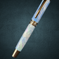 Amethyst Opal | Black Titanium Highlander Fountain Pen | An Elegant Gift