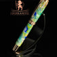 Elegant “Isle Of Mist” Red Gold Rollerball Pen - “A breeze from the sea. A swirl of myth. A pen for dreamers.”