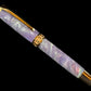 Red Gold “Amethyst Opal” Handcrafted Highlander Fountain Pen - Perfect Gift