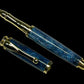 New Elegant Night Sky, Handmade Luxury Gold Rollerball Pen By Highlander Writing Instruments - HighlanderPen