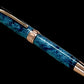 Handcrafted Luxury Rose Gold Fountain Pen, One of a Kind, Handmade in Colorado with Premium Hardware. Ink, Converter, Sleeve & Box Included. - HighlanderPen