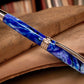 Elegant “Purple Rain”, Rose Gold Acrylic Rollerball Pen, Artisan Handcrafted Writing Instrument. Handmade Custom in Colorado. One of a Kind. - HighlanderPen