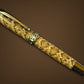 Authentic Diamondback Rattlesnake Handmade Black Titanium Fountain Pen - The Ultimate Gift