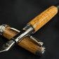 Museum Grade Bethlehem Olivewood | Black Titanium Fountain Pen | Handcrafted by Highlander | Full Gift Set