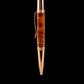 Red Gold Exotic Red Coolabah Wood Handmade Glasgow Ballpoint Pen. One of a Kind, Handcrafted by Highlander Pen. Box, Ink, & Sleeve Included. [ML-BP-1229-01]